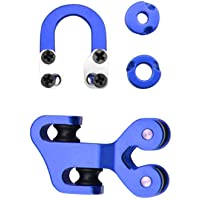 ZSHJG Kit de Accesorios de Arco Compuesto Diapositiva del Cable de la Cuerda de Arco Anillo de Bucle D de Metal y…